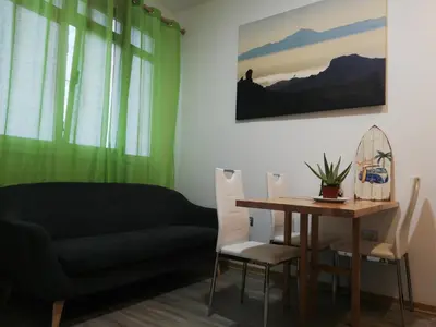 Zona de estar de Apartamento la piedra viva 3 arinaga
