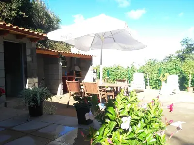Jardín al aire libre en Chalet Ruta Las Lagunetas