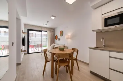 Una cocina o zona de cocina en B SLOW San Agustin Condor