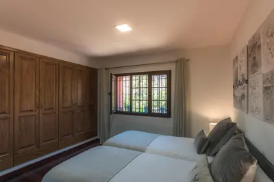 Cama o camas de una habitación en Oasis Privado | Finca Horno de la Teja