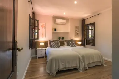 Cama o camas de una habitación en Oasis Privado | Finca Horno de la Teja