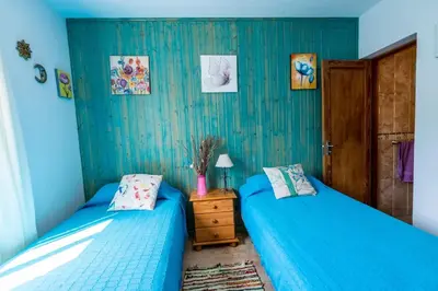 Cama o camas de una habitación en La Jacaranda
