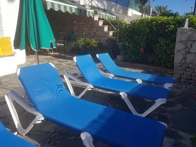 Plano de Bungalows Bahamas beside the park and 300m to the beach