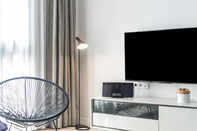 Una televisión o centro de entretenimiento en Smartr Las Palmas