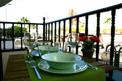 Un balcón o terraza de Céntrico apartamento 201 by CASAS COCODRILO