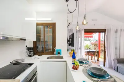 Una cocina o zona de cocina en Bungalow Villa Golf Maspalomas
