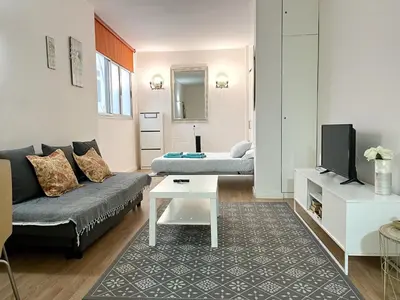 Cama o camas de una habitación en Estudio Los Gofiones