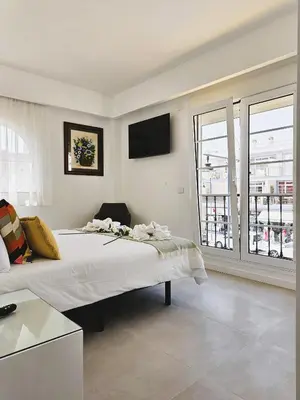 Cama o camas de una habitación en Teresita 