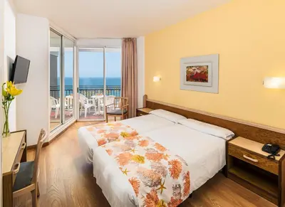 Cama o camas de una habitación en Relaxia Beverly Park