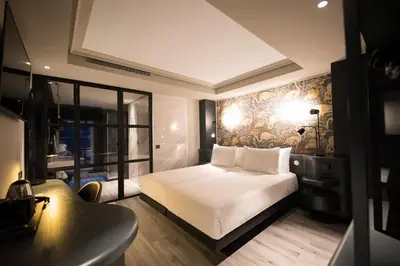 Cama o camas de una habitación en Silken Saaj Las Palmas