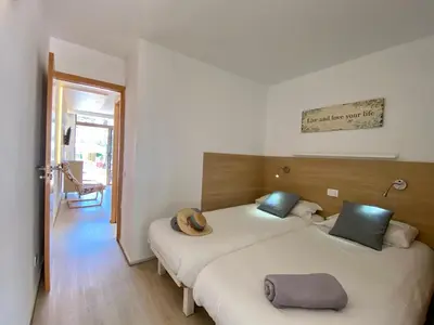 Cama o camas de una habitación en Leticia del Mar Adults Only