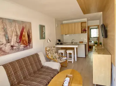 Una cocina o zona de cocina en Leticia del Mar Adults Only
