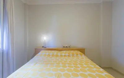 Cama o camas de una habitación en Comfortable Apartment in Salinetas Beach.