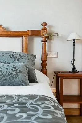 Cama o camas de una habitación en Casa Huertas del Palmar