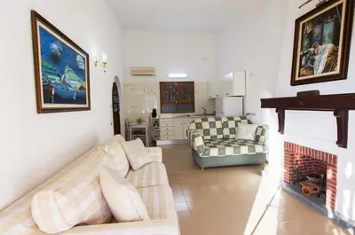 Zona de estar de La Casita de Agaete