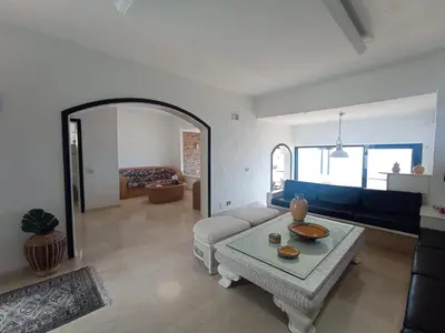 Cama o camas de una habitación en Apartamento Faro de Sardina