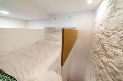 Cama o camas de una habitación en Eco-Studio Vegueta