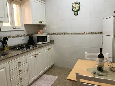 Una cocina o zona de cocina en Charming house in Teror with garden