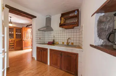 Una cocina o zona de cocina en La Montaña