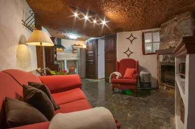 Zona de estar de La Burbuja