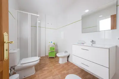 Un baño de Apartamentosánchez