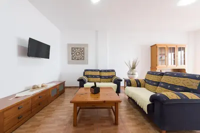 Una televisión o centro de entretenimiento en Apartamentosánchez