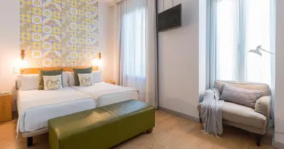 Cama o camas de una habitación en Hotel Catalina