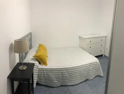 Cama o camas de una habitación en Islas Malvinas 39 Atico F