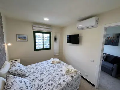 Cama o camas de una habitación en Sunrise Apartment - Playa del Inglés