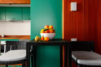 Una cocina o zona de cocina en Open Air Historic Penthouse Vegueta
