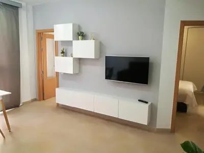Una televisión o centro de entretenimiento en Rincón del mercado