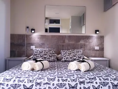 Cama o camas de una habitación en Atlantic Coast Apartment - Playa Del Inglés