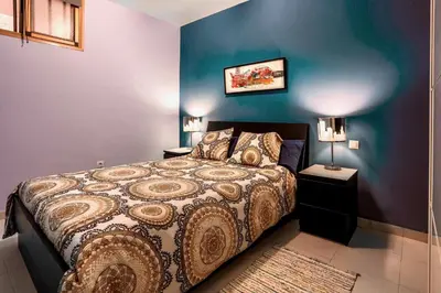 Cama o camas de una habitación en Apartamento La Cascada 108