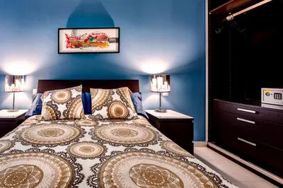 Cama o camas de una habitación en Apartamento La Cascada 108