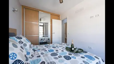Cama o camas de una habitación en Las Fresas Puerto Rico