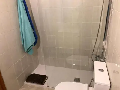 Un baño de TABLERO 304,Maravilloso Apart 8 pax cerca Playa del Inglés
