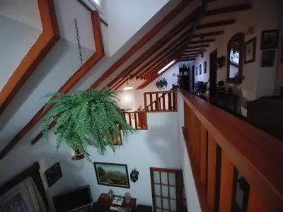 Una televisión o centro de entretenimiento en Casa Marta