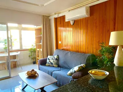 Zona de estar de Cozy Apartment Near Yumbo