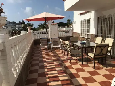 Un balcón o terraza de Bungalow Isla Margarita