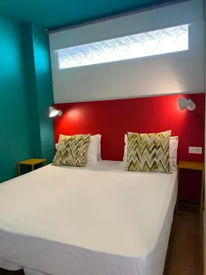 Cama o camas de una habitación en Hotel Ritual Maspalomas - Adults Only