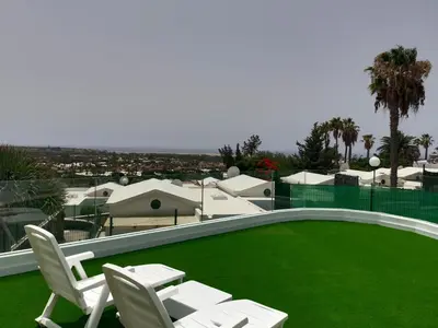 Plano de Confortable y luminoso bungalow en Maspalomas