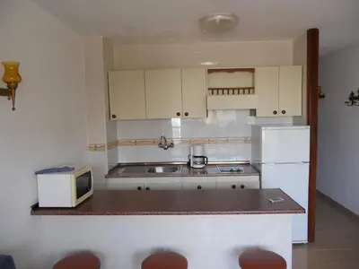 Una cocina o zona de cocina en Apartamentos Los Juncos II