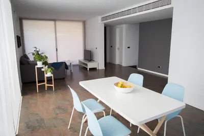 Zona de estar de Sunny and quiet duplex