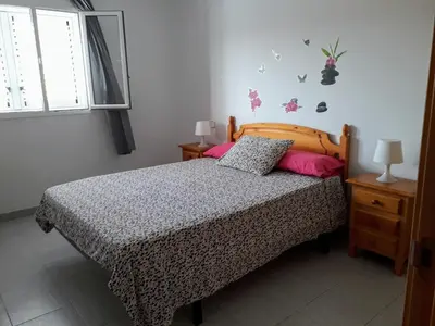 Cama o camas de una habitación en Tu rincon en Playa de Melenara