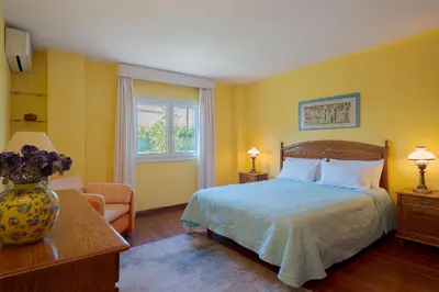 Cama o camas de una habitación en Villa Maspalomas Golf Court