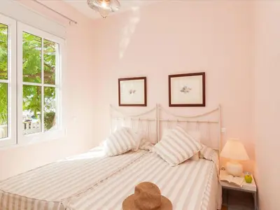 Cama o camas de una habitación en Bungalow Marina Deluxe by VillaGranCanaria