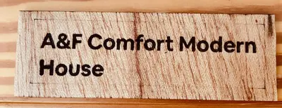 Plano de A&F Comfort Modern House
