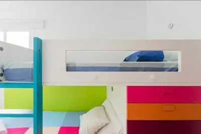Cama o camas de una habitación en El Balcón De Arinaga