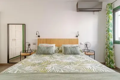 Cama o camas de una habitación en La Flor Beach