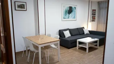 Zona de estar de BRISAS DEL MAR APARTMENT, ONE STEP FROM THE SEA.
